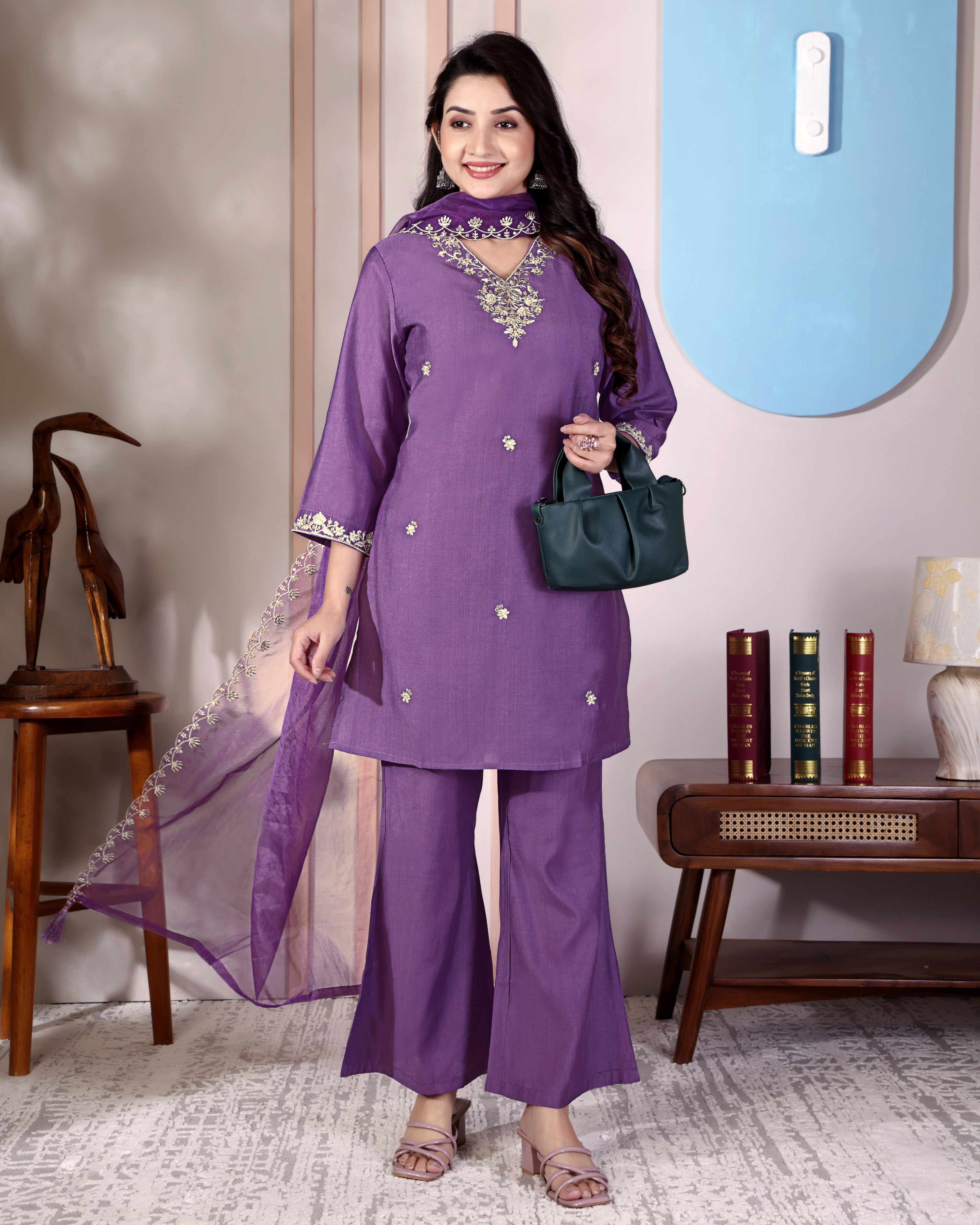 Royal Grace – Purple Designer Suit