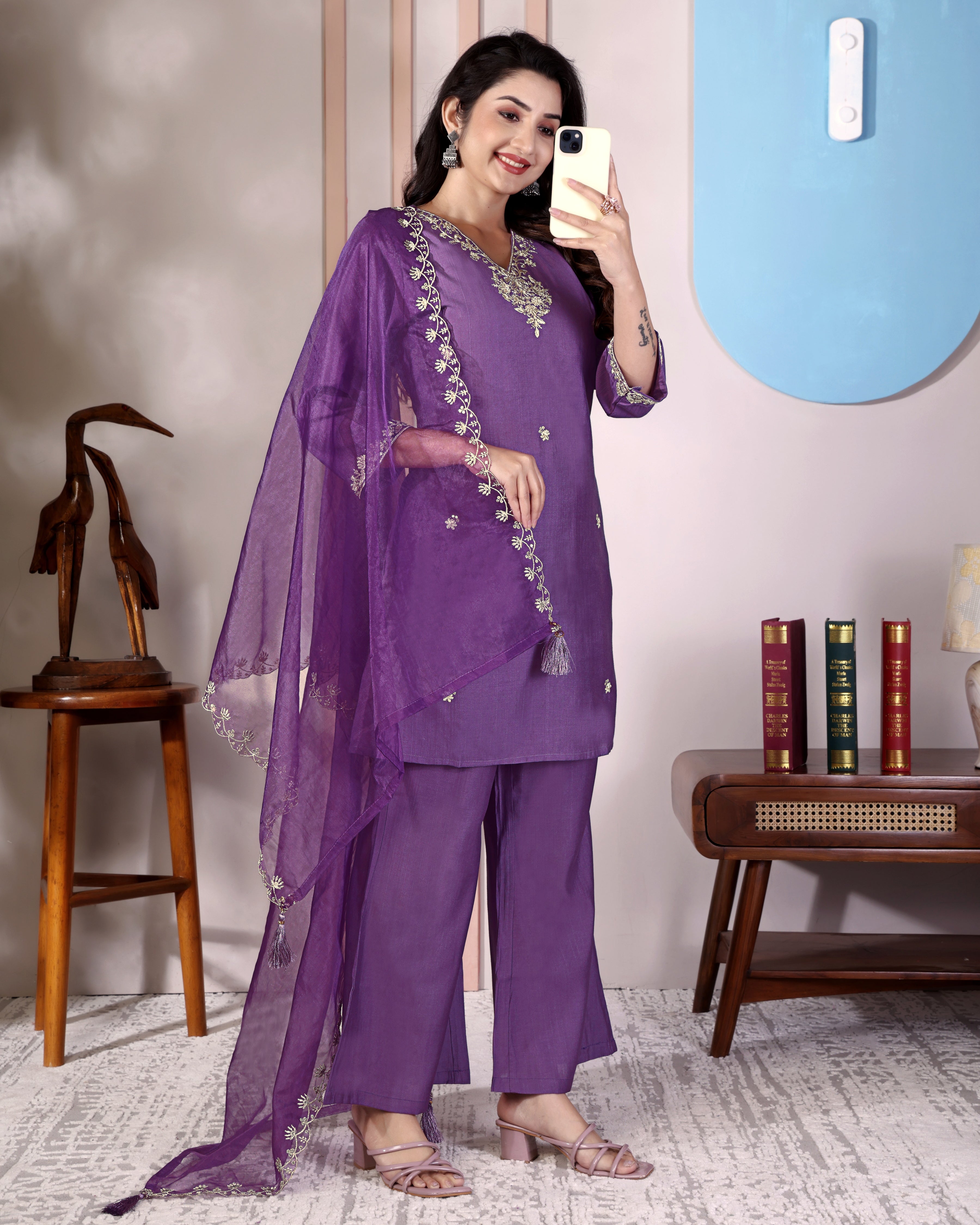 Royal Grace – Purple Designer Suit