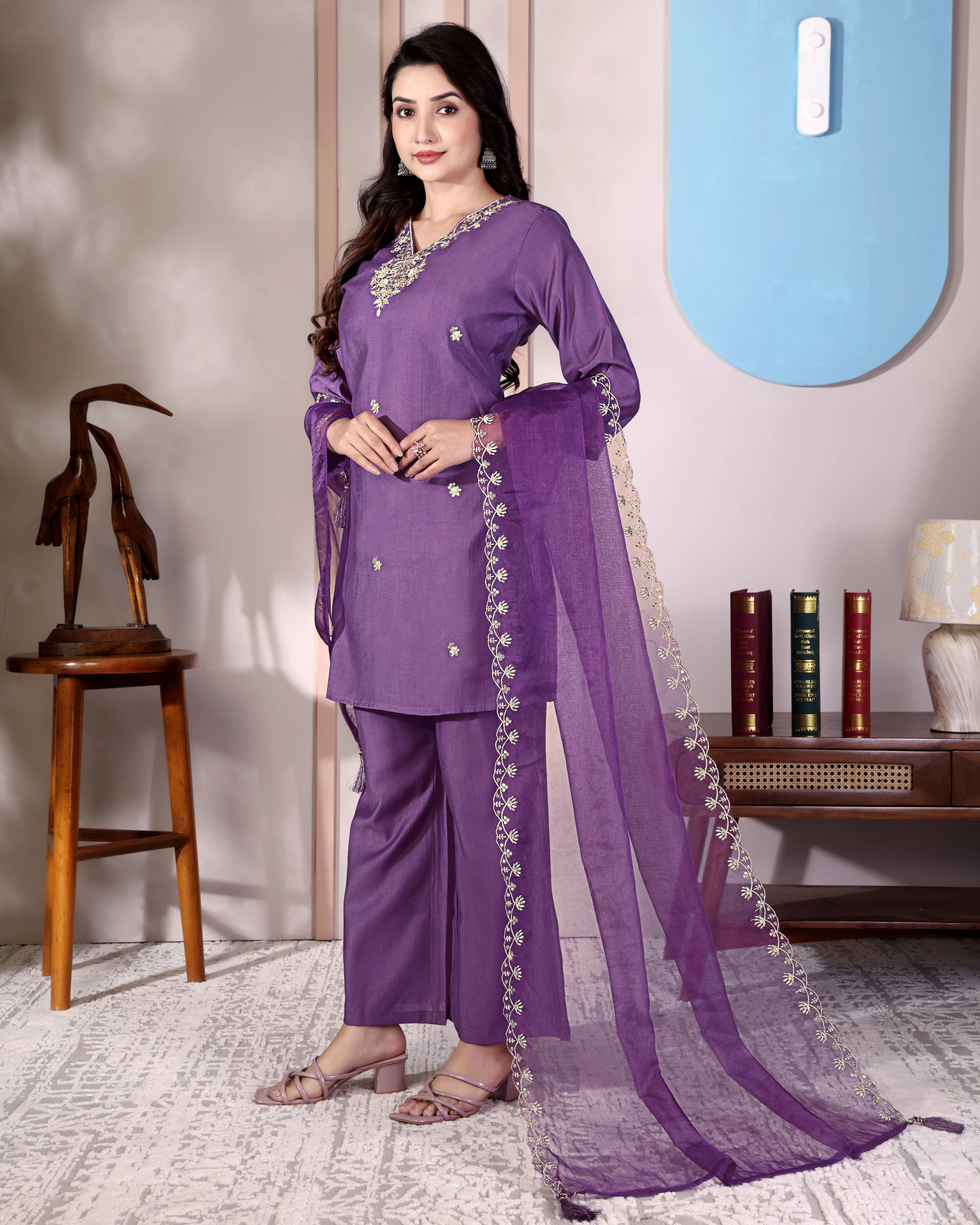 Royal Grace – Purple Designer Suit
