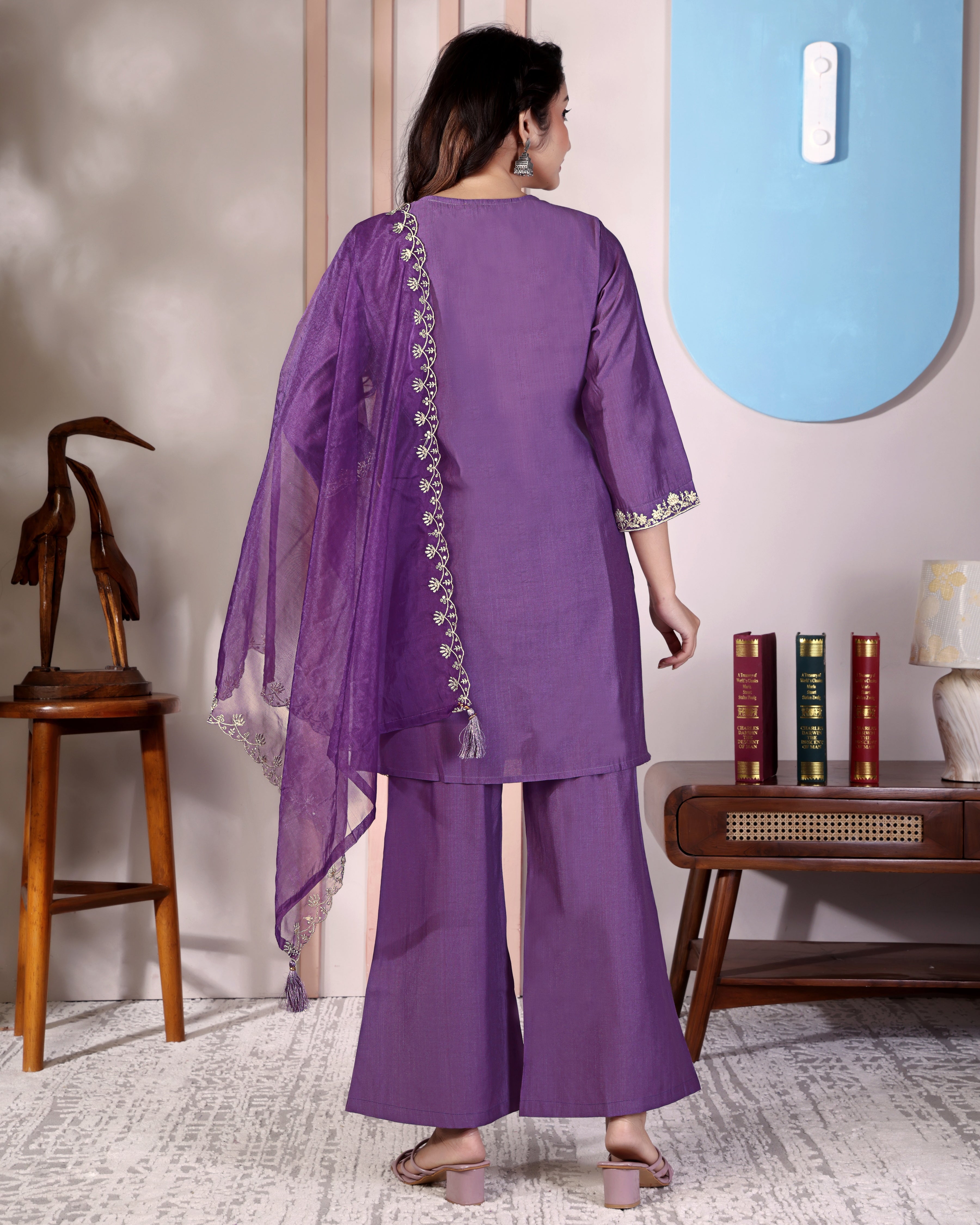 Royal Grace – Purple Designer Suit