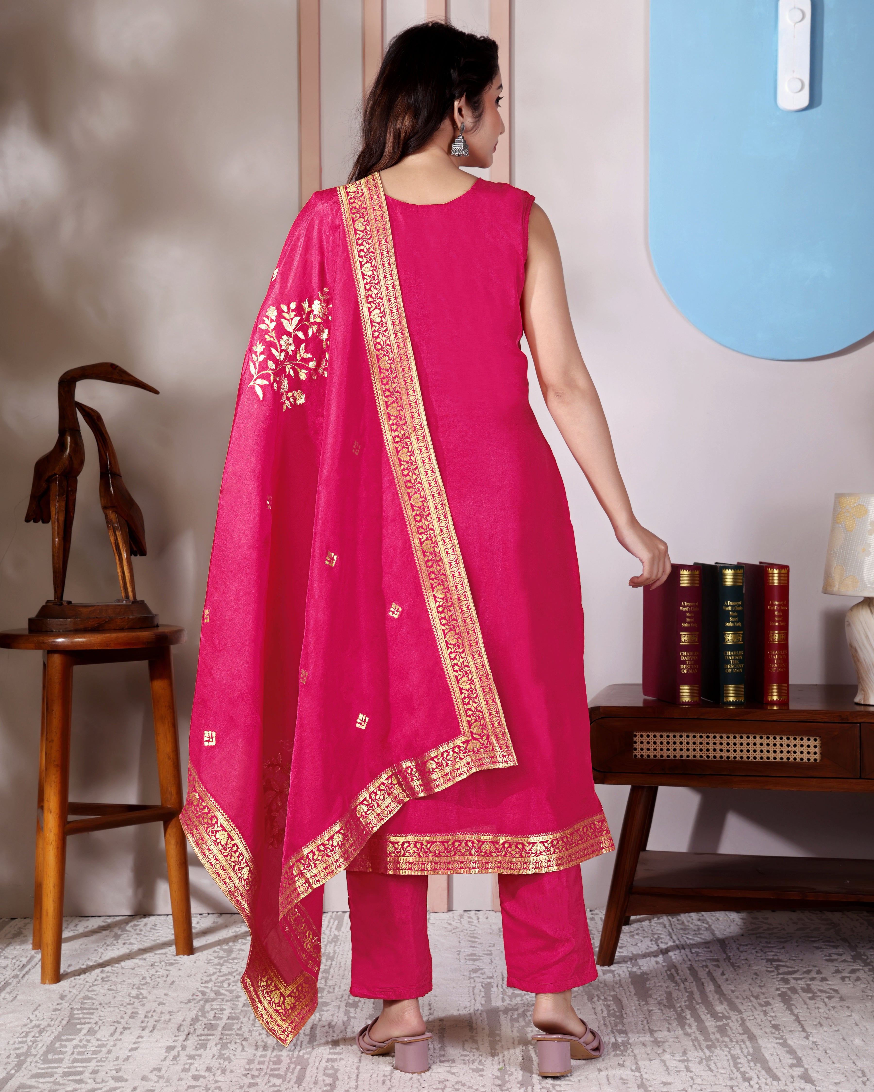 Rose Luxe – Pink Festive Suit