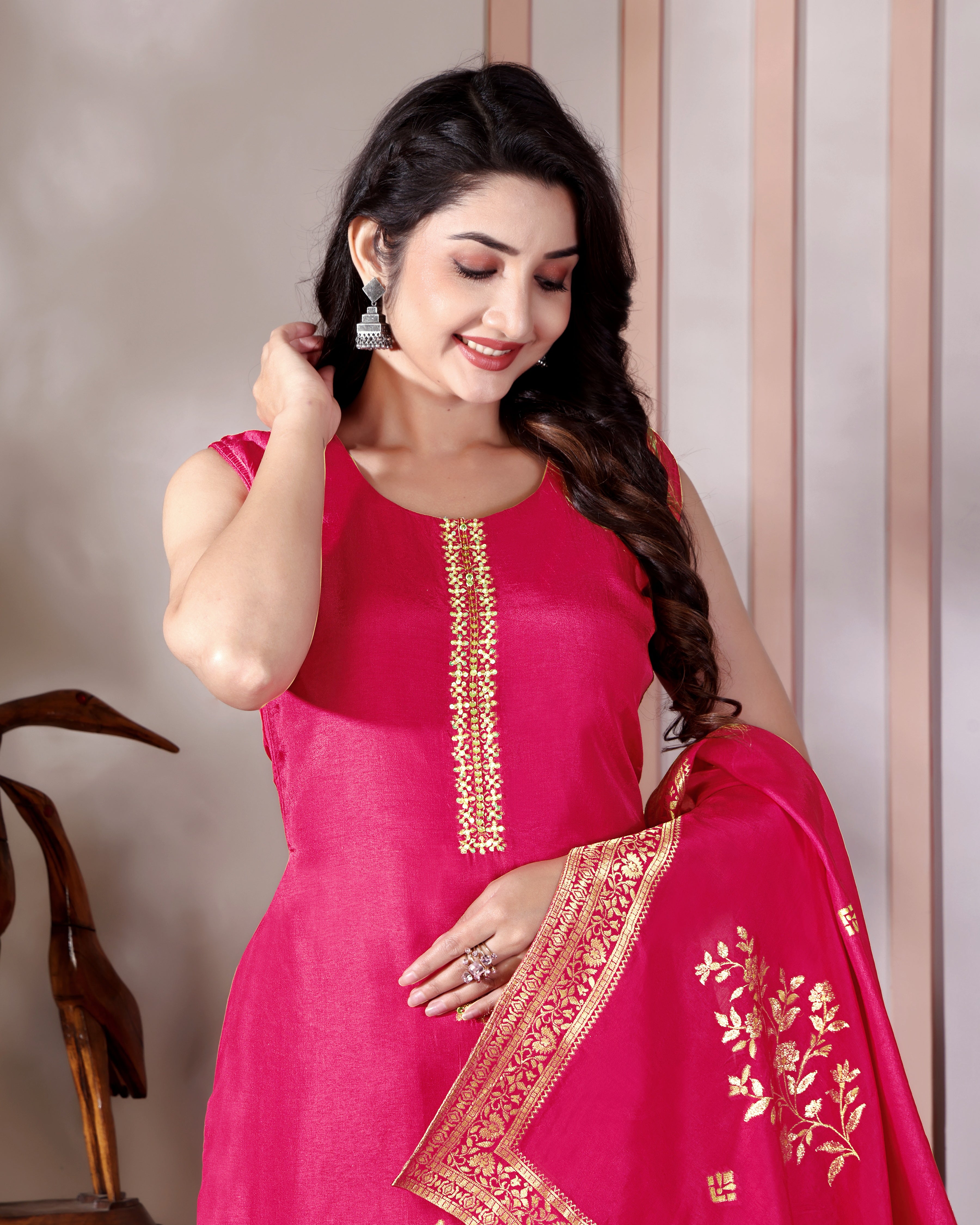 Rose Luxe – Pink Festive Suit